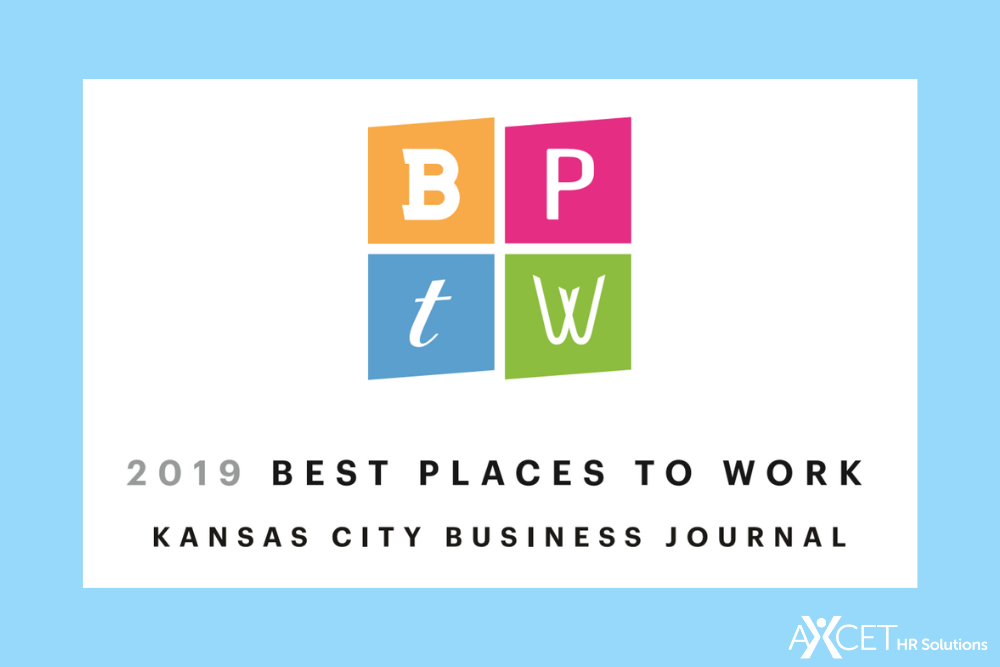 Axcet HR Solutions Named 2019 Best Places to Work by Kansas City